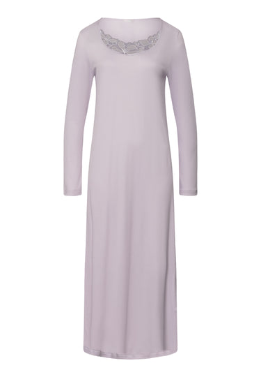 Kalea Floral Tulle Cotton Nightgown | Pink Lavender 74787-2463